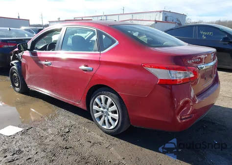 2014 Nissan Sentra Fe+ S/Fe+ Sv/S/Sl/Sr/Sv z USA, uszkodzony, nr VIN 3N1AB7AP7EY260396